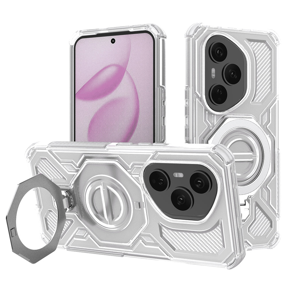 Futrola za Honor 400 Pro, Techsuit, Carbon Shield Pro, Bela