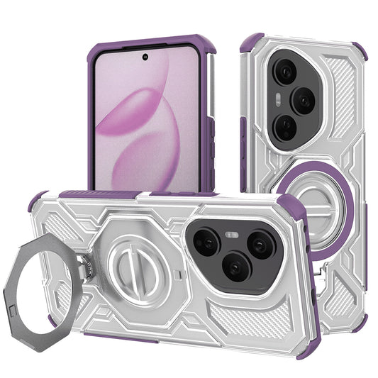 Futrola za Honor 400 Pro, Techsuit, Carbon Shield Pro, Ljubičasta