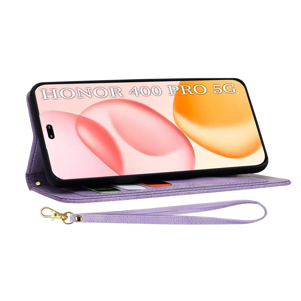 Futrola za Honor 400 Pro, Techsuit, FlipCraft, Ljubičasta