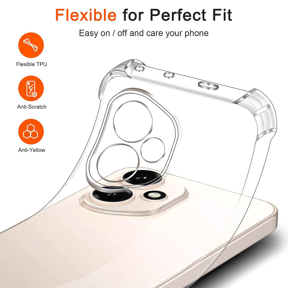 Futrola za Honor 400 Pro, Techsuit, Shockproof Clear, Providna