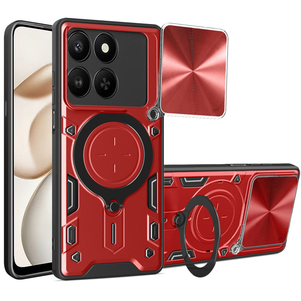 Futrola za Honor 400 Smart 4G / X7d 4G / 400 Smart 5G, Techsuit, CamGuard Pro, Crvena