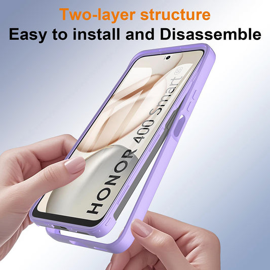 Futrola za Honor 400 Smart 4G / X7d 4G / 400 Smart 5G, Techsuit, ColorVerse 360, Ljubičasta