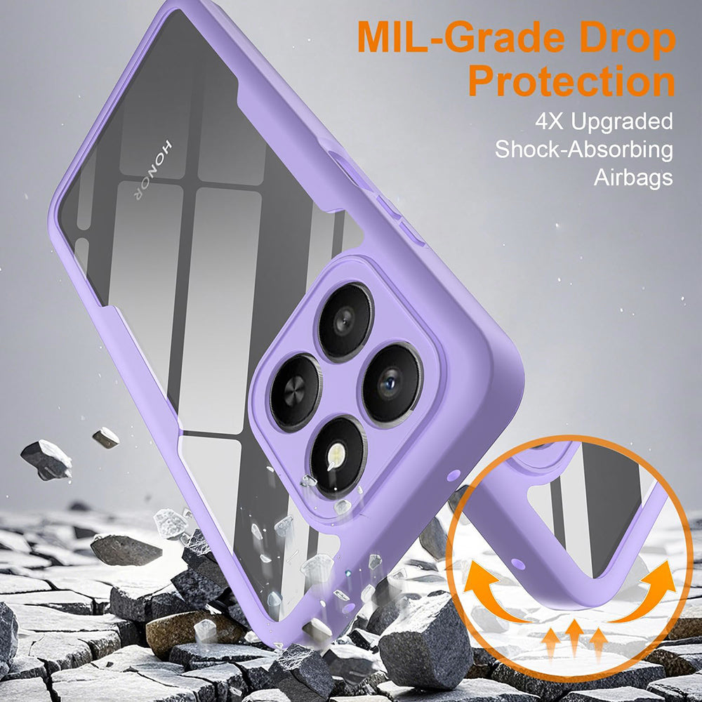 Futrola za Honor 400 Smart 4G / X7d 4G / 400 Smart 5G, Techsuit, ColorVerse 360, Ljubičasta