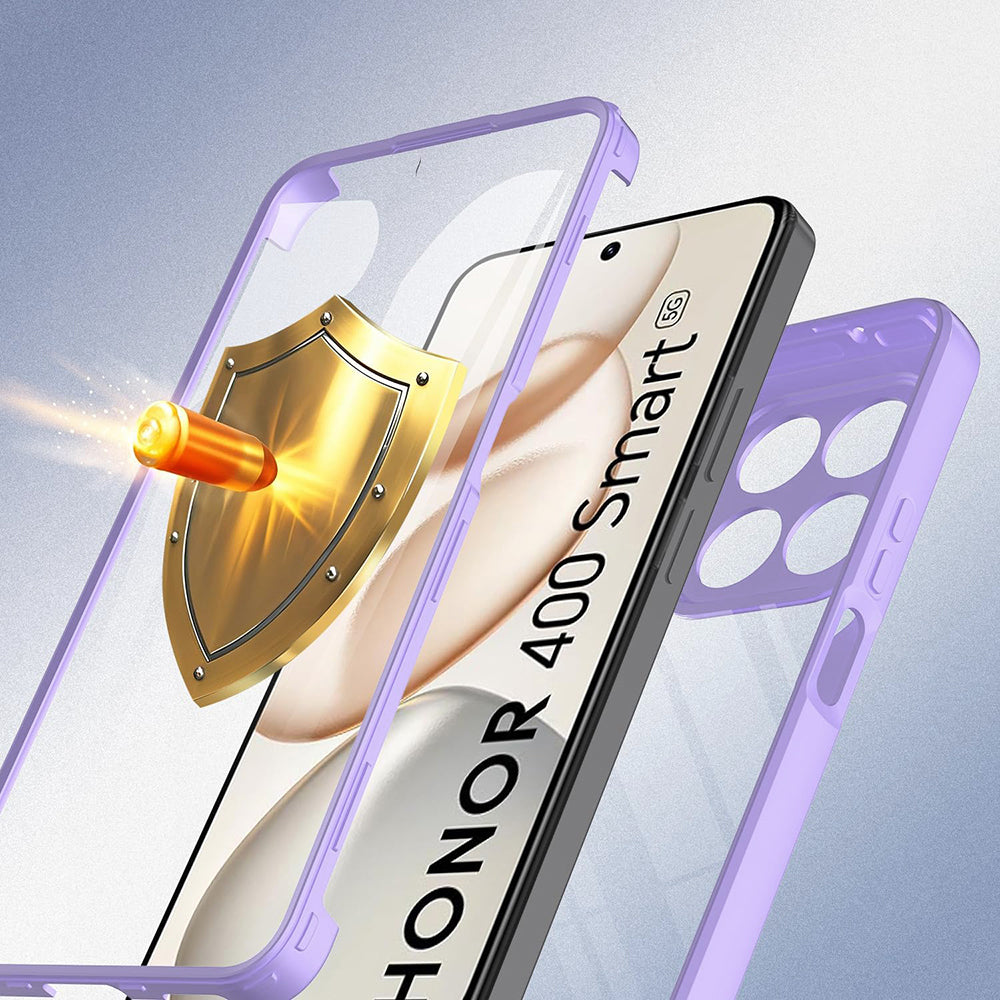 Futrola za Honor 400 Smart 4G / X7d 4G / 400 Smart 5G, Techsuit, ColorVerse 360, Ljubičasta