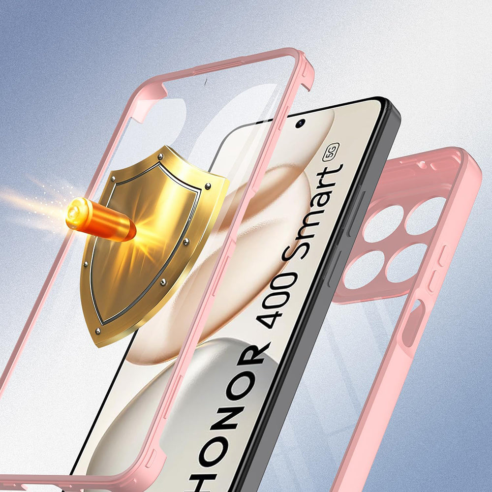 Futrola za Honor 400 Smart 4G / X7d 4G / 400 Smart 5G, Techsuit, ColorVerse 360, Roze