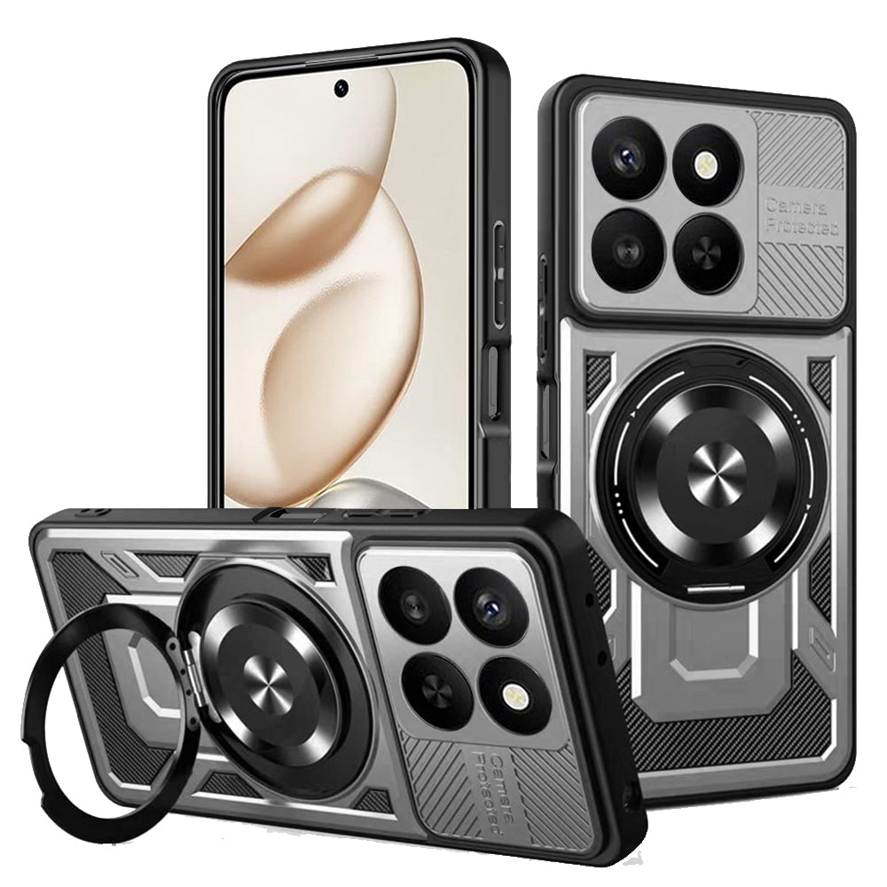 Futrola za Honor 400 Smart 4G / X7d 4G / 400 Smart 5G, Techsuit, RuggedCam, Siva