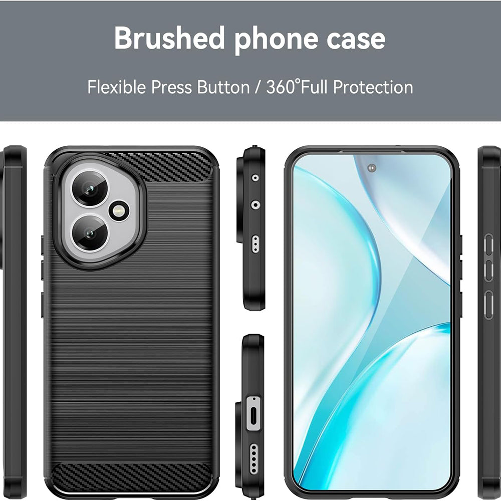 Futrola za Honor 400, Techsuit, Karbon, Crna
