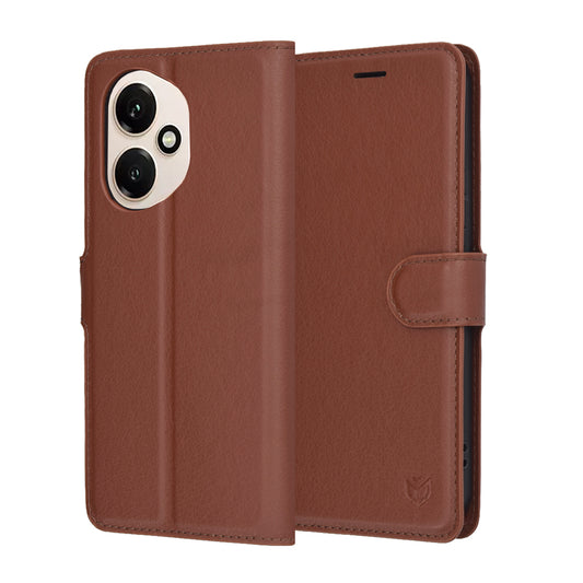 Futrola za Honor 400, Techsuit, Leather Folio, Braon