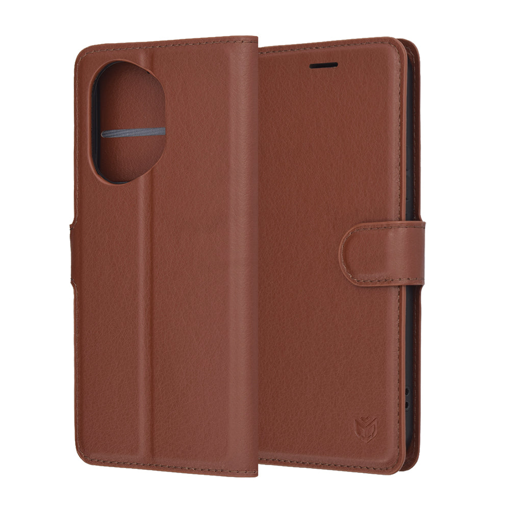 Futrola za Honor 400, Techsuit, Leather Folio, Braon