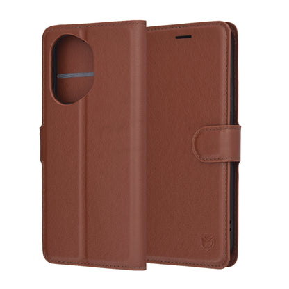 Futrola za Honor 400, Techsuit, Leather Folio, Braon