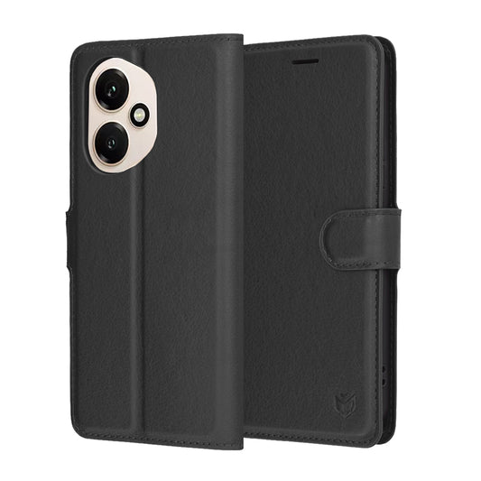 Futrola za Honor 400, Techsuit, Leather Folio, Crna