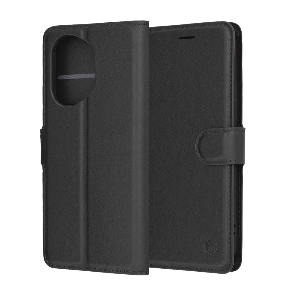 Futrola za Honor 400, Techsuit, Leather Folio, Crna