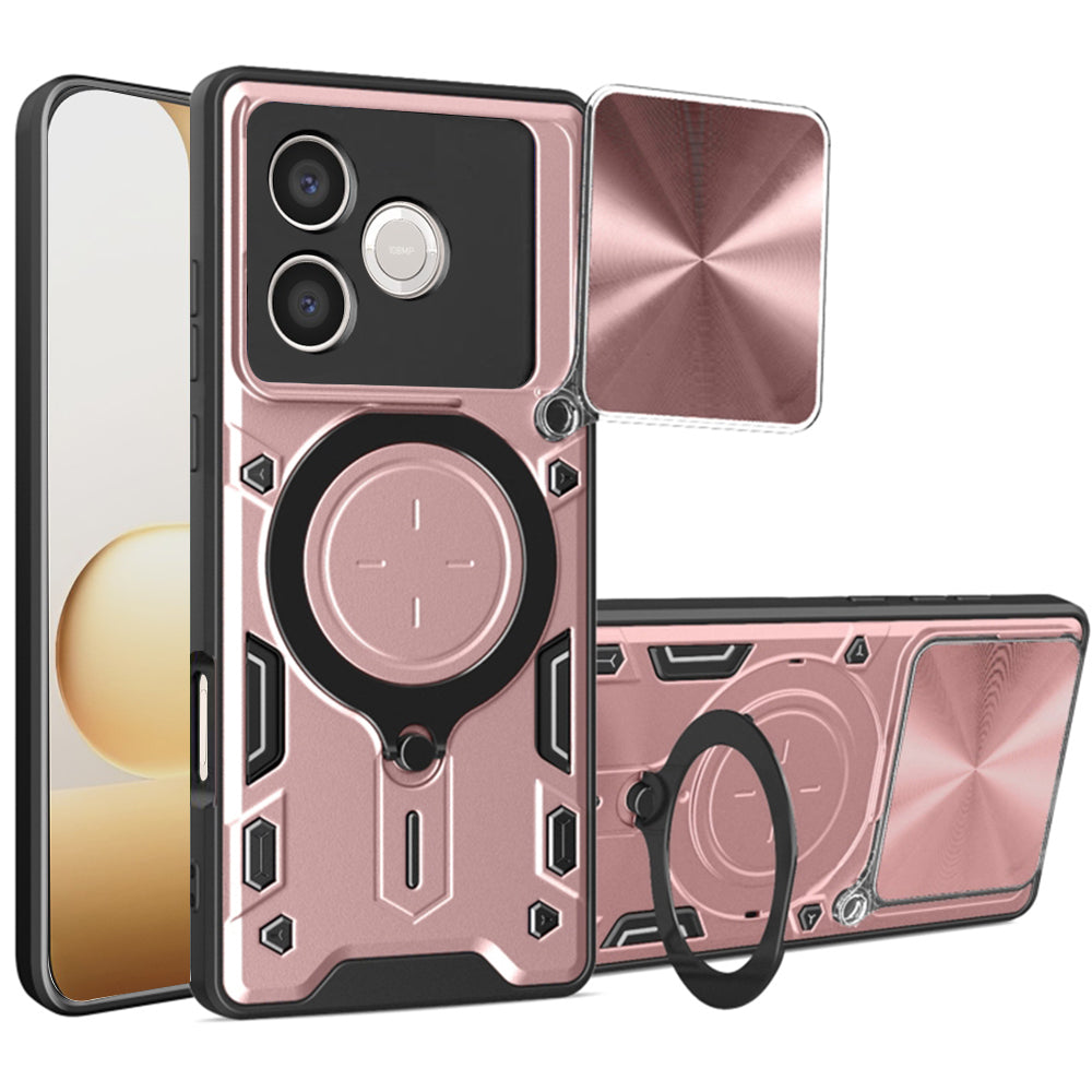 Futrola za Honor 600 Lite, Techsuit, CamGuard Pro, Zlatno Roze