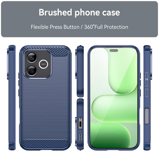 Futrola za Honor 600 Lite, Techsuit, Karbon, Plava