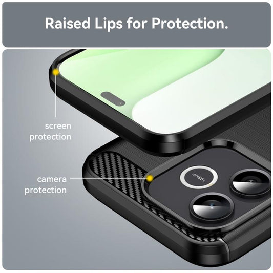 Futrola za Honor 600 Lite, Techsuit, Karbon, Crna