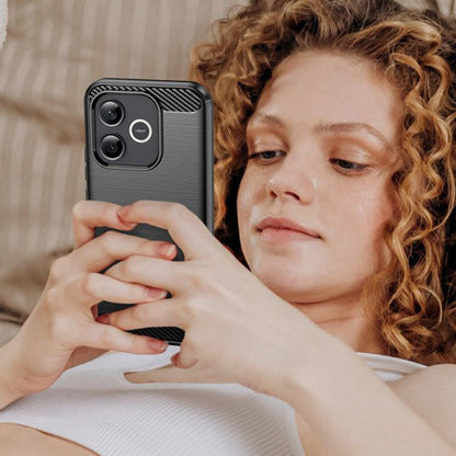 Futrola za Honor 600 Lite, Techsuit, Karbon, Crna