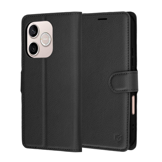 Futrola za Honor 600 Lite, Techsuit, Leather Folio, Crna