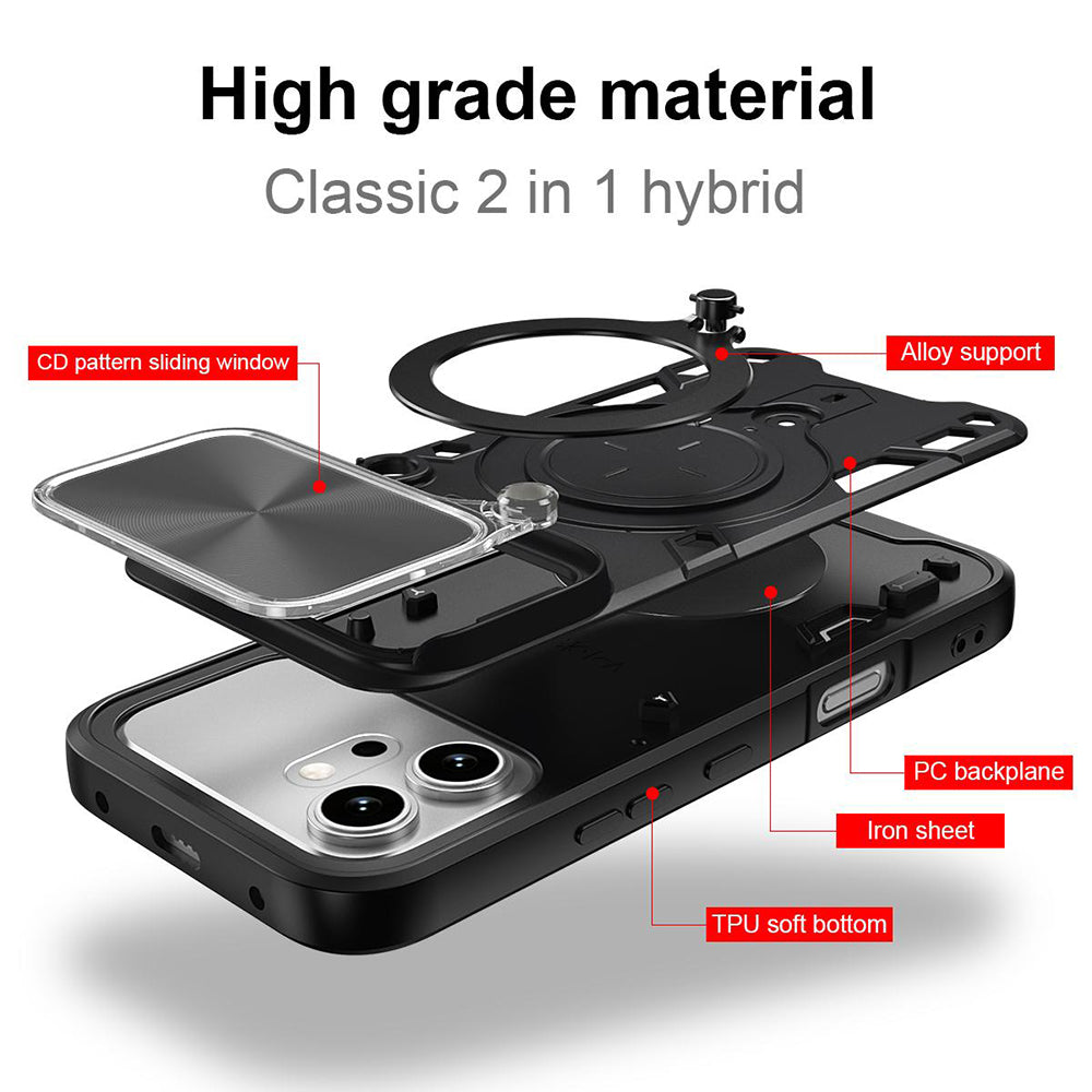 Futrola za Honor 600 Pro / 600, Techsuit, CamGuard Pro, Crna