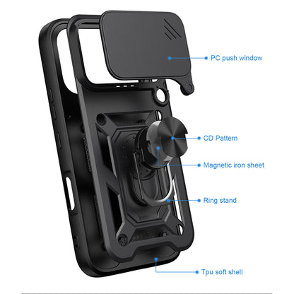 Futrola za Honor 600 Pro / 600, Techsuit, CamShield, Plava