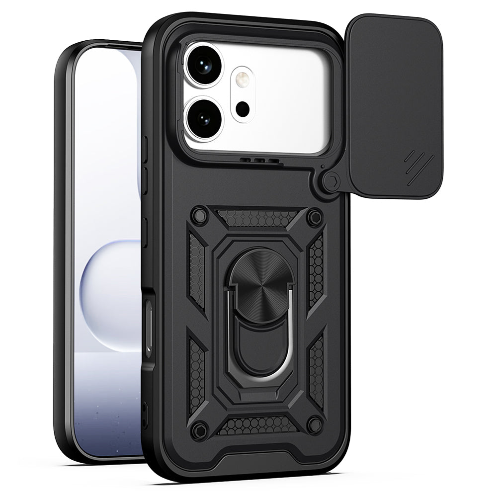 Futrola za Honor 600 Pro / 600, Techsuit, CamShield, Crna