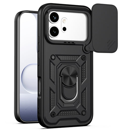 Futrola za Honor 600 Pro / 600, Techsuit, CamShield, Crna