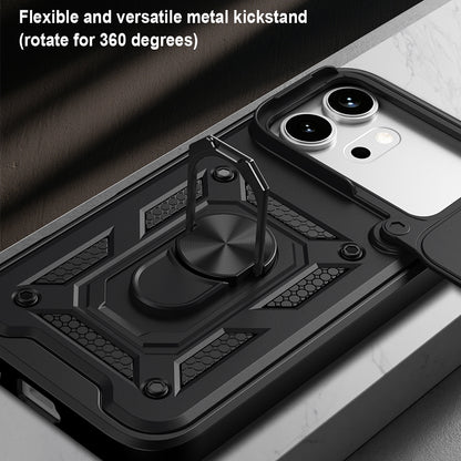 Futrola za Honor 600 Pro / 600, Techsuit, CamShield, Crna