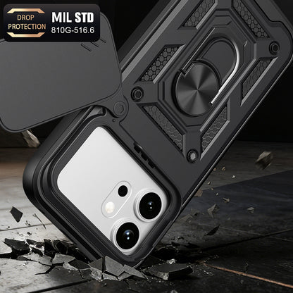 Futrola za Honor 600 Pro / 600, Techsuit, CamShield, Crna