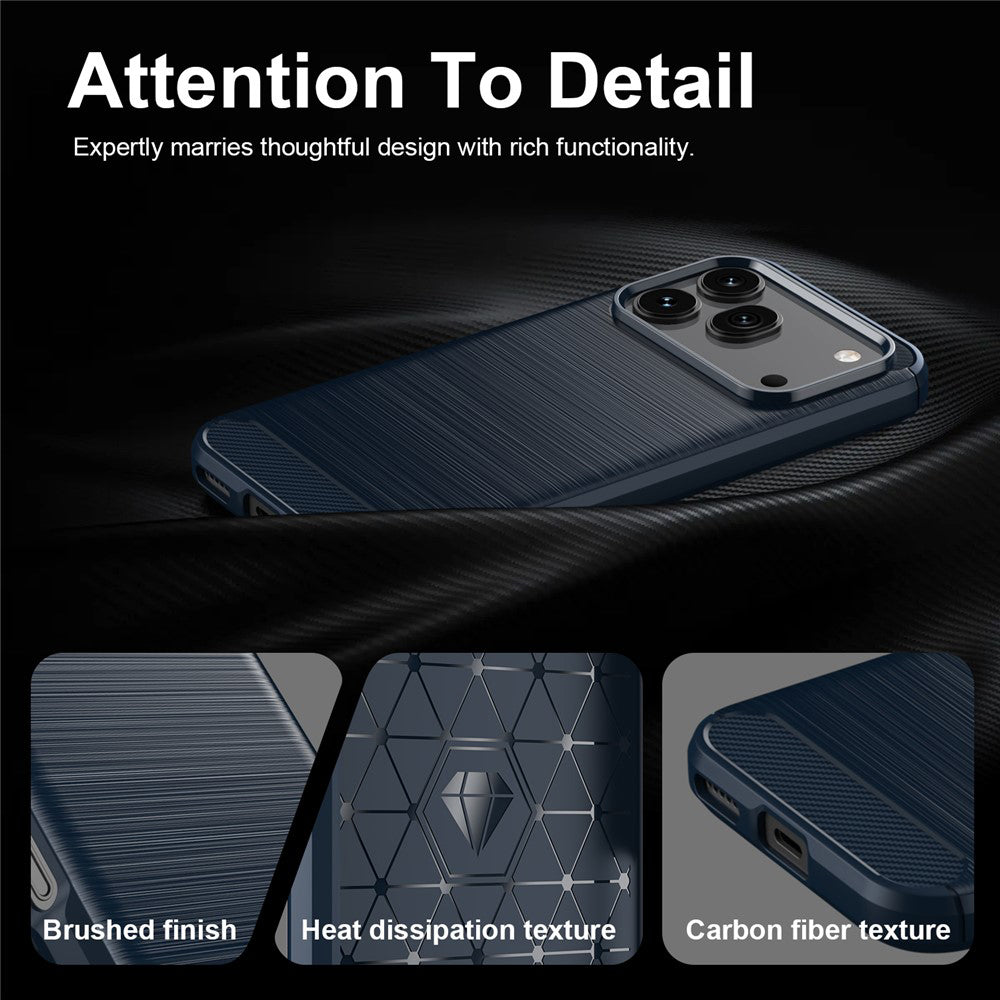 Futrola za Honor 600 Pro / 600, Techsuit, Karbon, Plava
