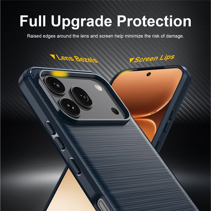 Futrola za Honor 600 Pro / 600, Techsuit, Karbon, Plava