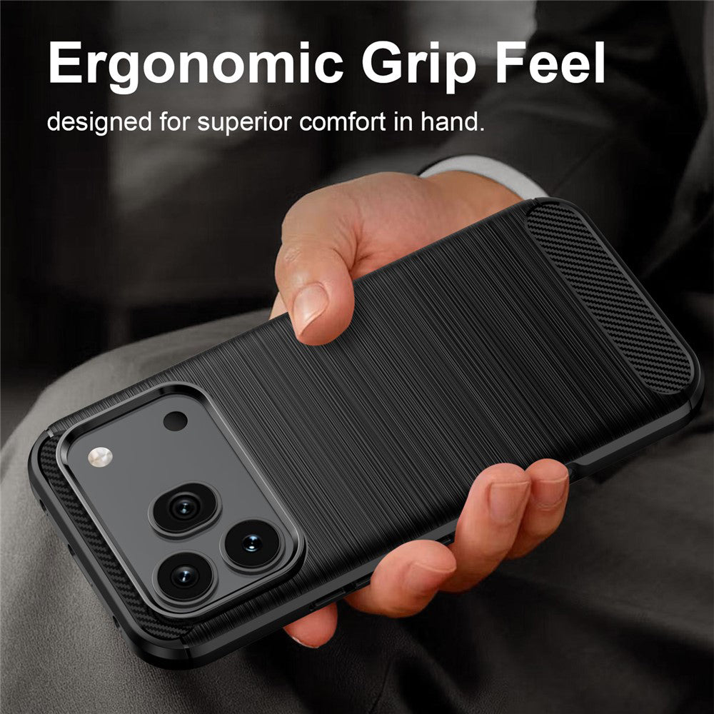 Futrola za Honor 600 Pro / 600, Techsuit, Karbon, Crna