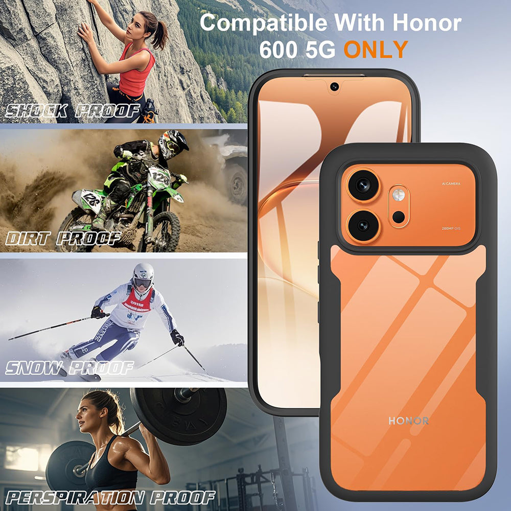 Futrola za Honor 600 Pro / 600, Techsuit, ColorVerse 360, Crna