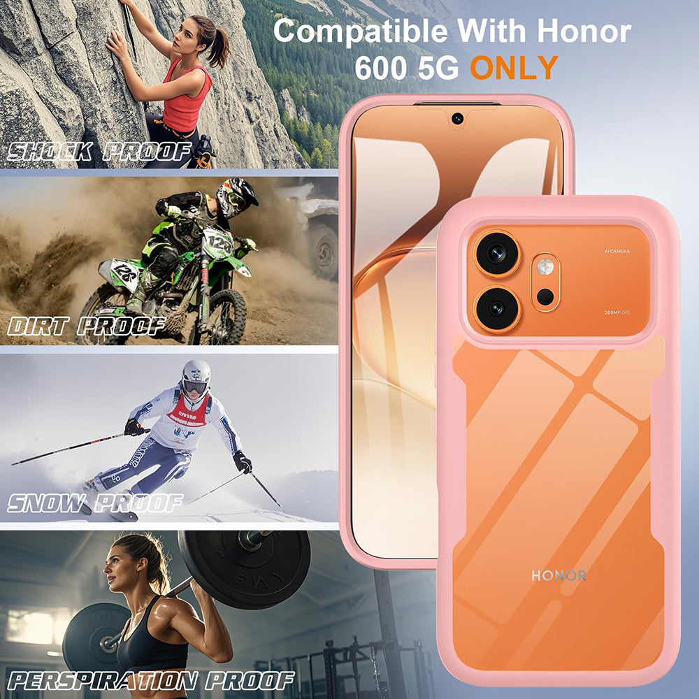 Futrola za Honor 600 Pro / 600, Techsuit, ColorVerse 360, Roze