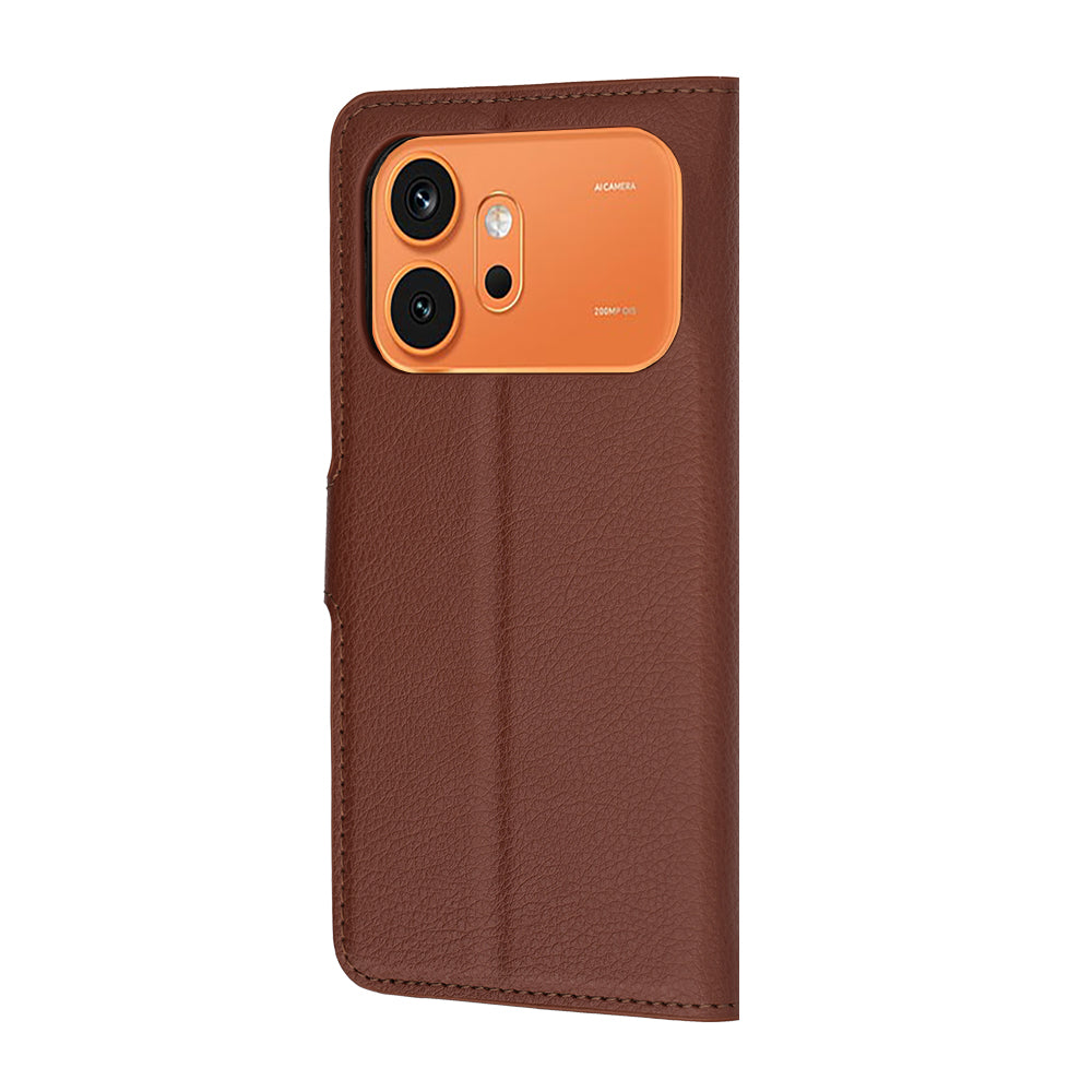 Futrola za Honor 600 Pro / 600, Techsuit, Leather Folio, Braon