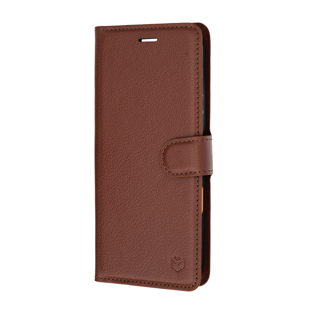 Futrola za Honor 600 Pro / 600, Techsuit, Leather Folio, Braon
