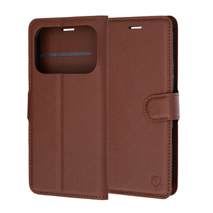 Futrola za Honor 600 Pro / 600, Techsuit, Leather Folio, Braon