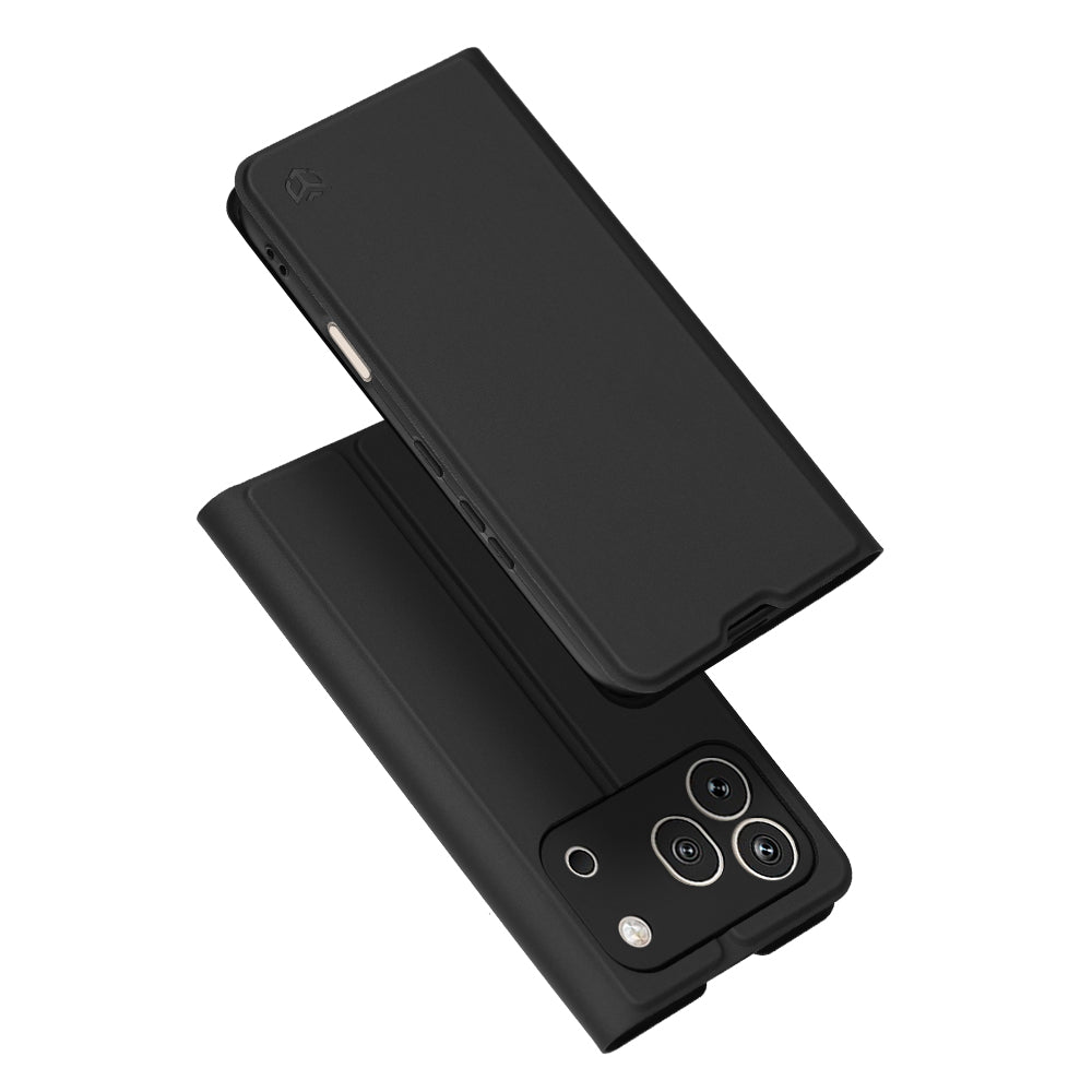 Futrola za Honor 600 Pro, Techsuit, Magskin Book, Crna