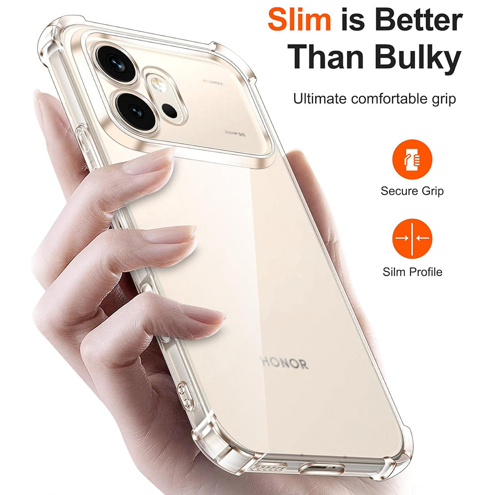 Futrola za Honor 600 Pro, Techsuit, Shockproof Clear, Transparentna
