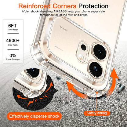 Futrola za Honor 600 Pro, Techsuit, Shockproof Clear, Transparentna