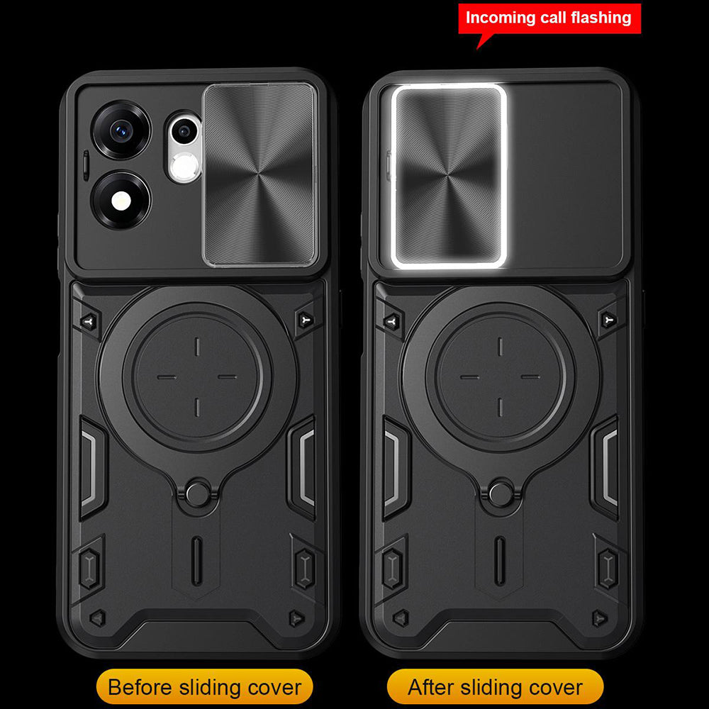 Futrola za Honor 600 Smart, Techsuit, CamGuard Pro, Roze Zlatna