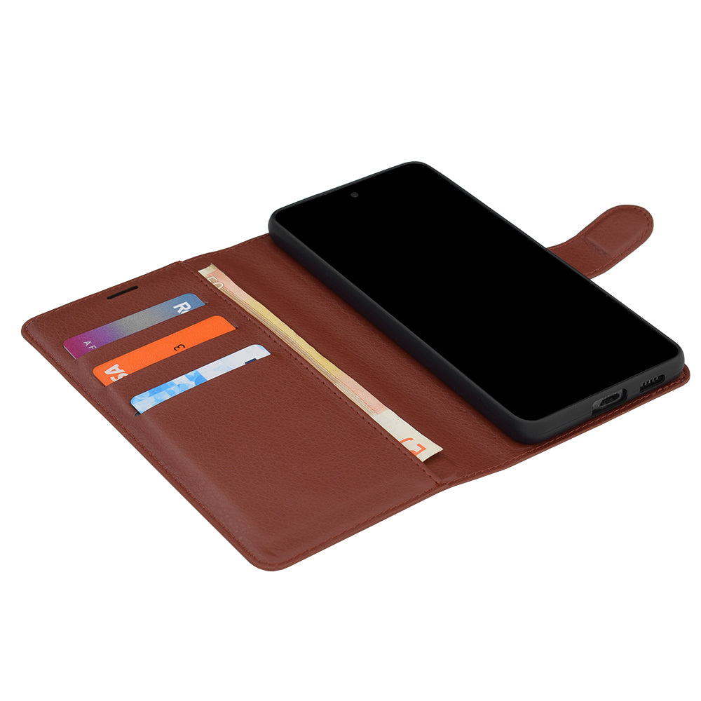 Futrola za Honor 600 Smart, Techsuit, Leather Folio, Braon