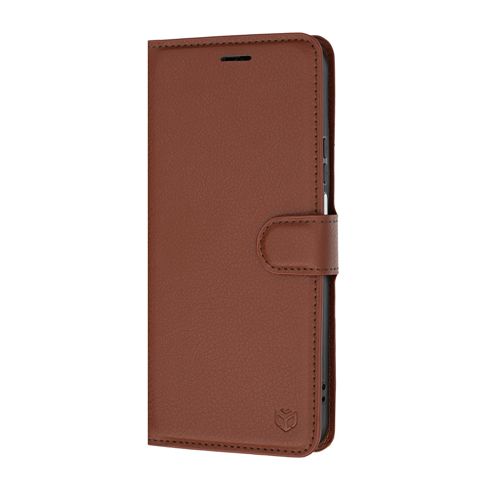Futrola za Honor 600 Smart, Techsuit, Leather Folio, Braon