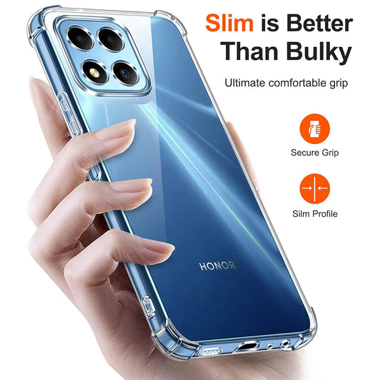 Futrola za Honor 70 Lite / X6 / X8 5G, Techsuit, Shockproof Clear, Providna