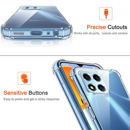 Futrola za Honor 70 Lite / X6 / X8 5G, Techsuit, Shockproof Clear, Providna
