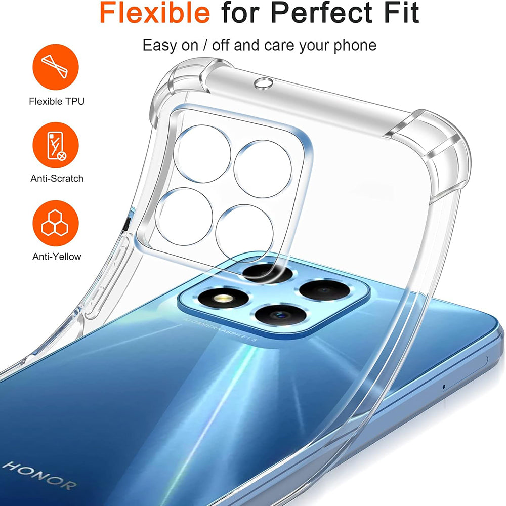 Futrola za Honor 70 Lite / X6 / X8 5G, Techsuit, Shockproof Clear, Providna