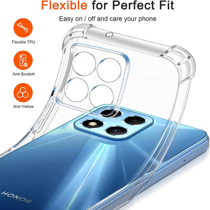 Futrola za Honor 70 Lite / X6 / X8 5G, Techsuit, Shockproof Clear, Providna