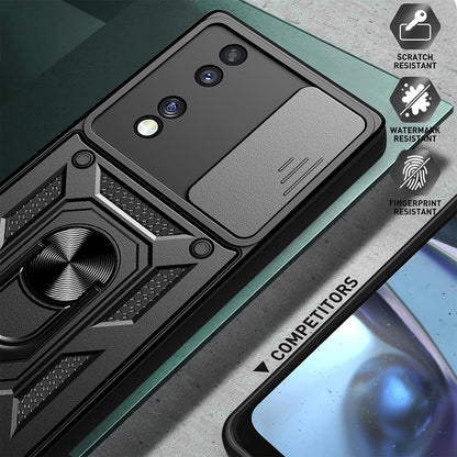 Futrola za Honor 70, Techsuit, CamShield, Crna