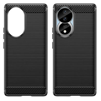 Futrola za Honor 90 / 80, Techsuit, Karbon, Crna