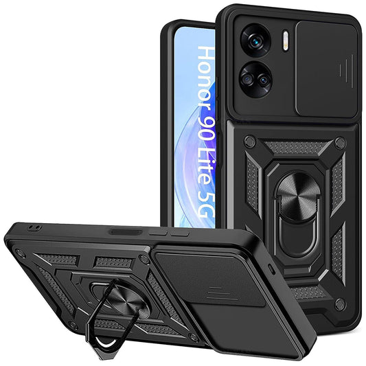 Futrola za Honor 90 Lite, Techsuit, CamShield, Crna
