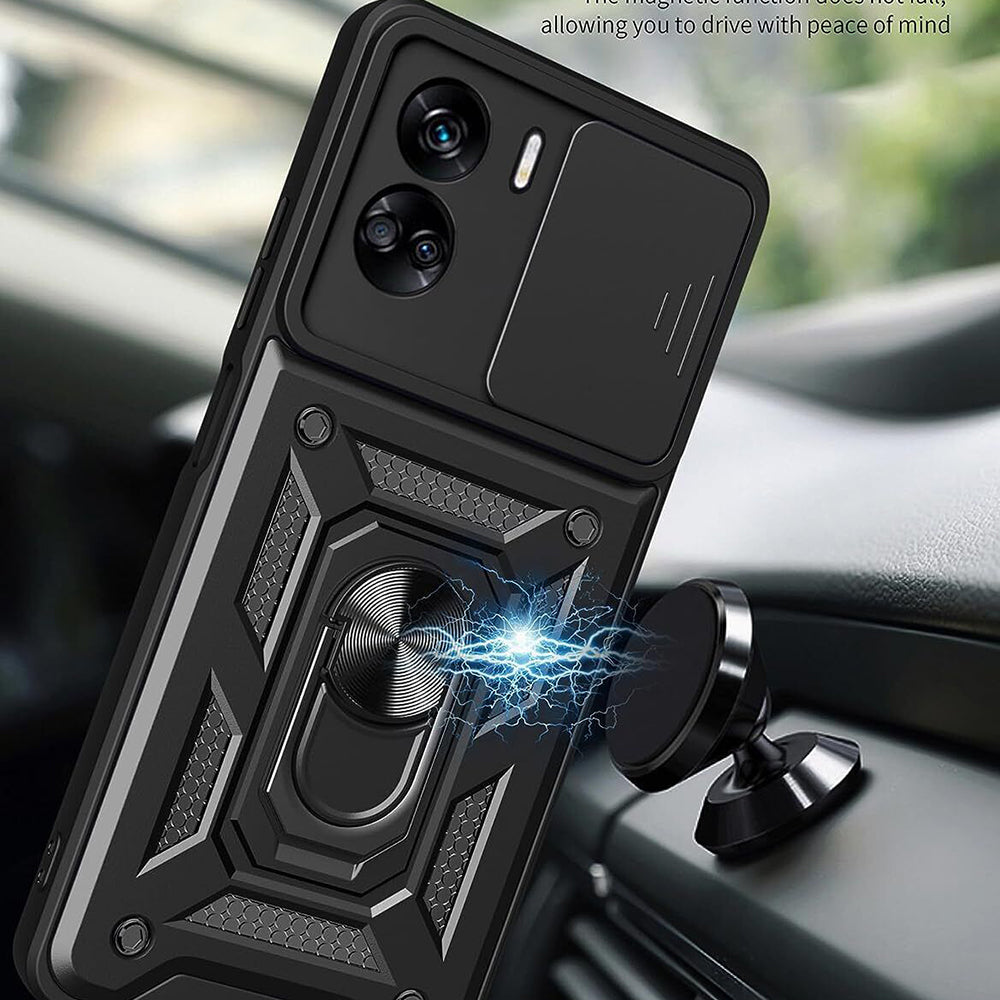 Futrola za Honor 90 Lite, Techsuit, CamShield, Crna