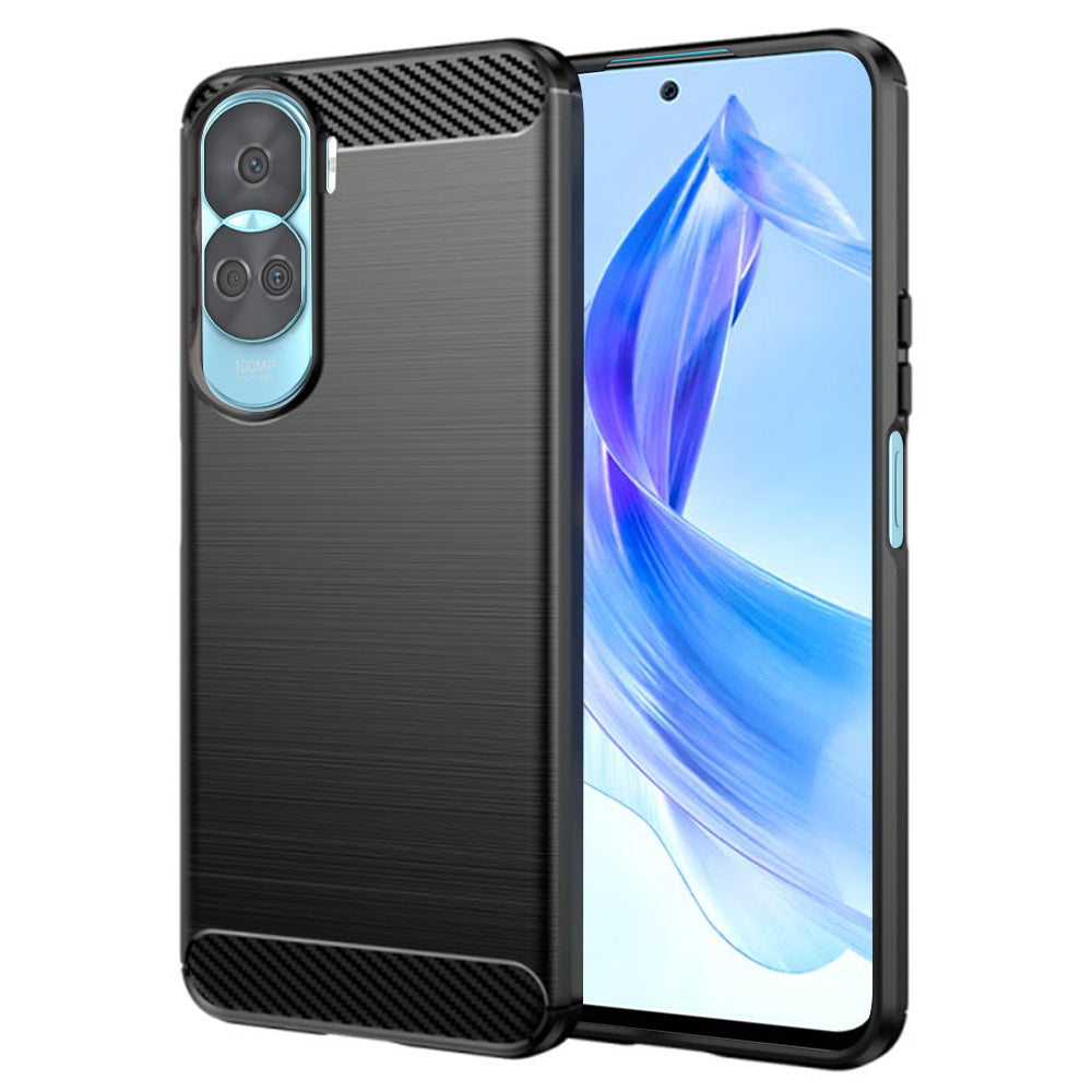 Futrola za Honor 90 Lite, Techsuit, Karbon, Crna